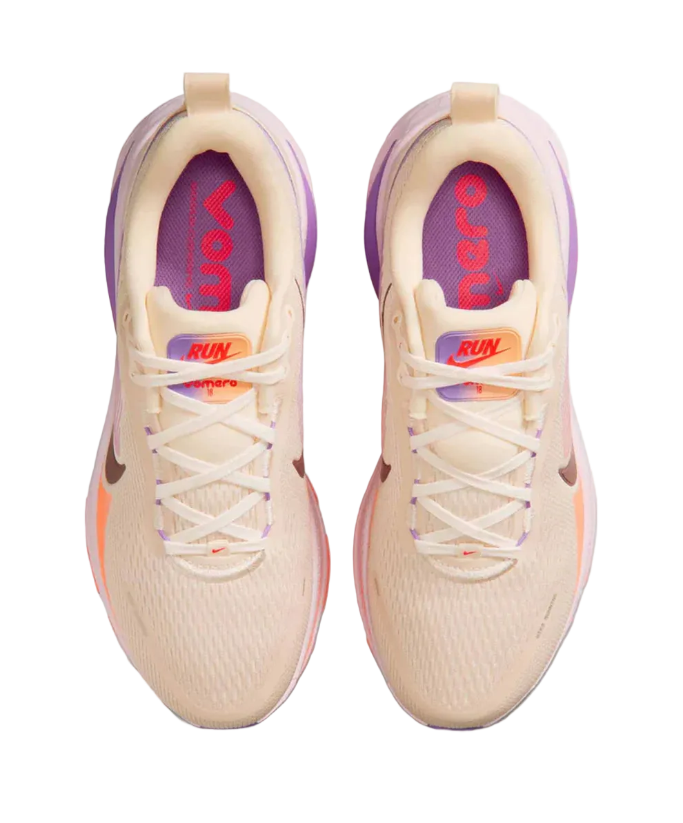 NIKE VOMERO 18 (CHALK/PINK FOAM/BRIGHT VIOLET/TATTOO)