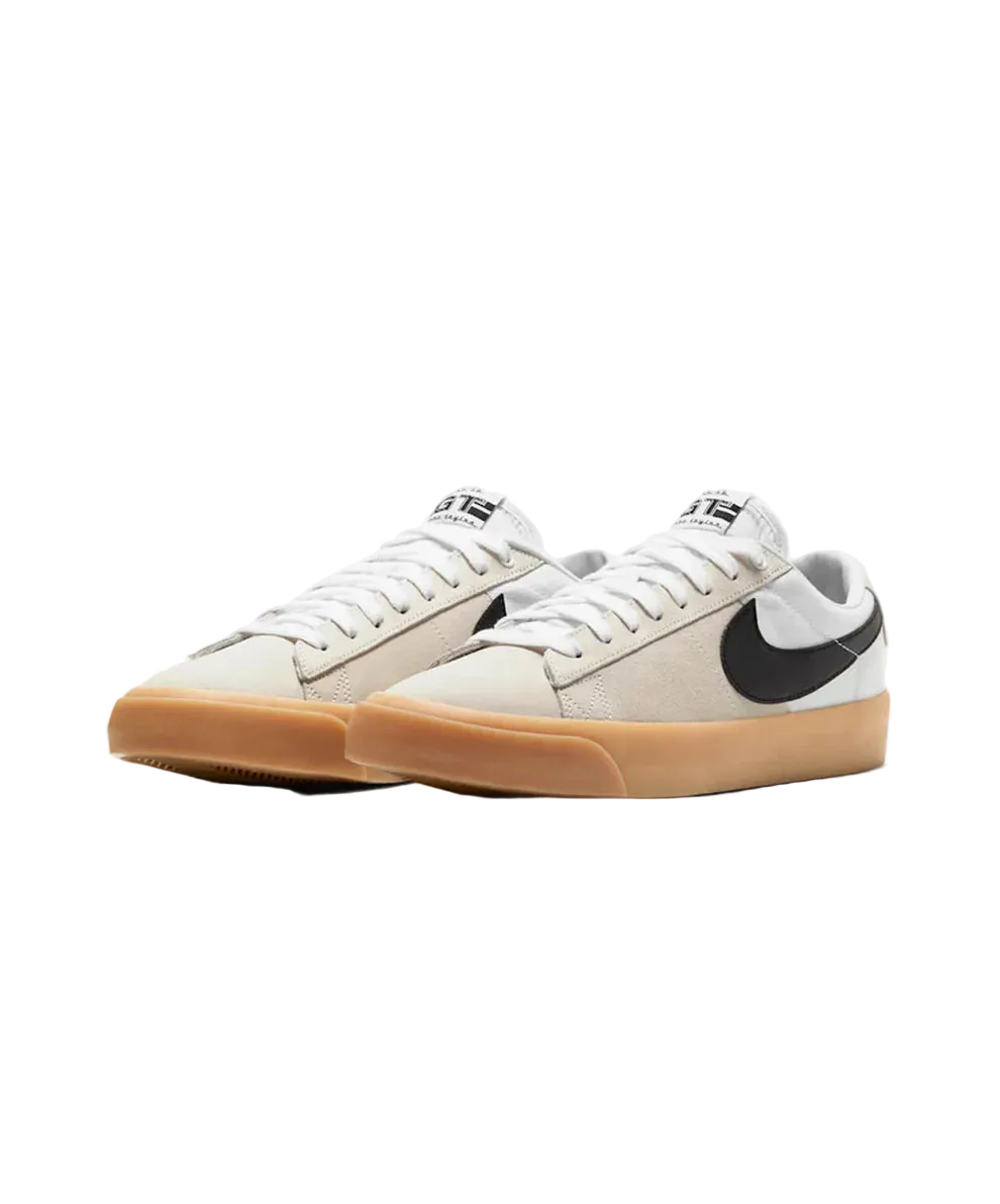 NIKE SB ZOOM BLAZER LOW PRO GT (BLACK-WHITE-WHITE)