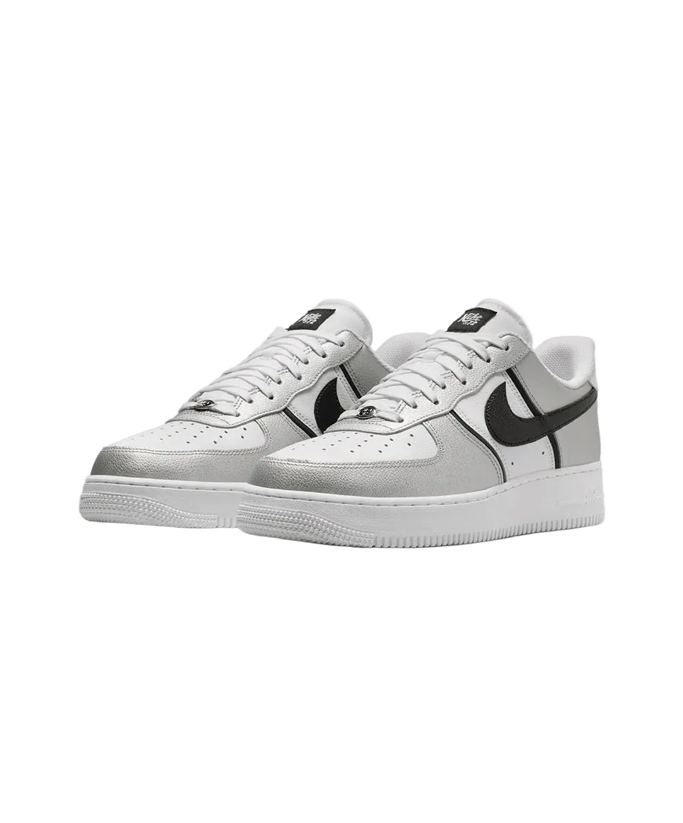 AIR FORCE 1 '07 LV8 (METALLIC SILVER/BLACK-WHITE)