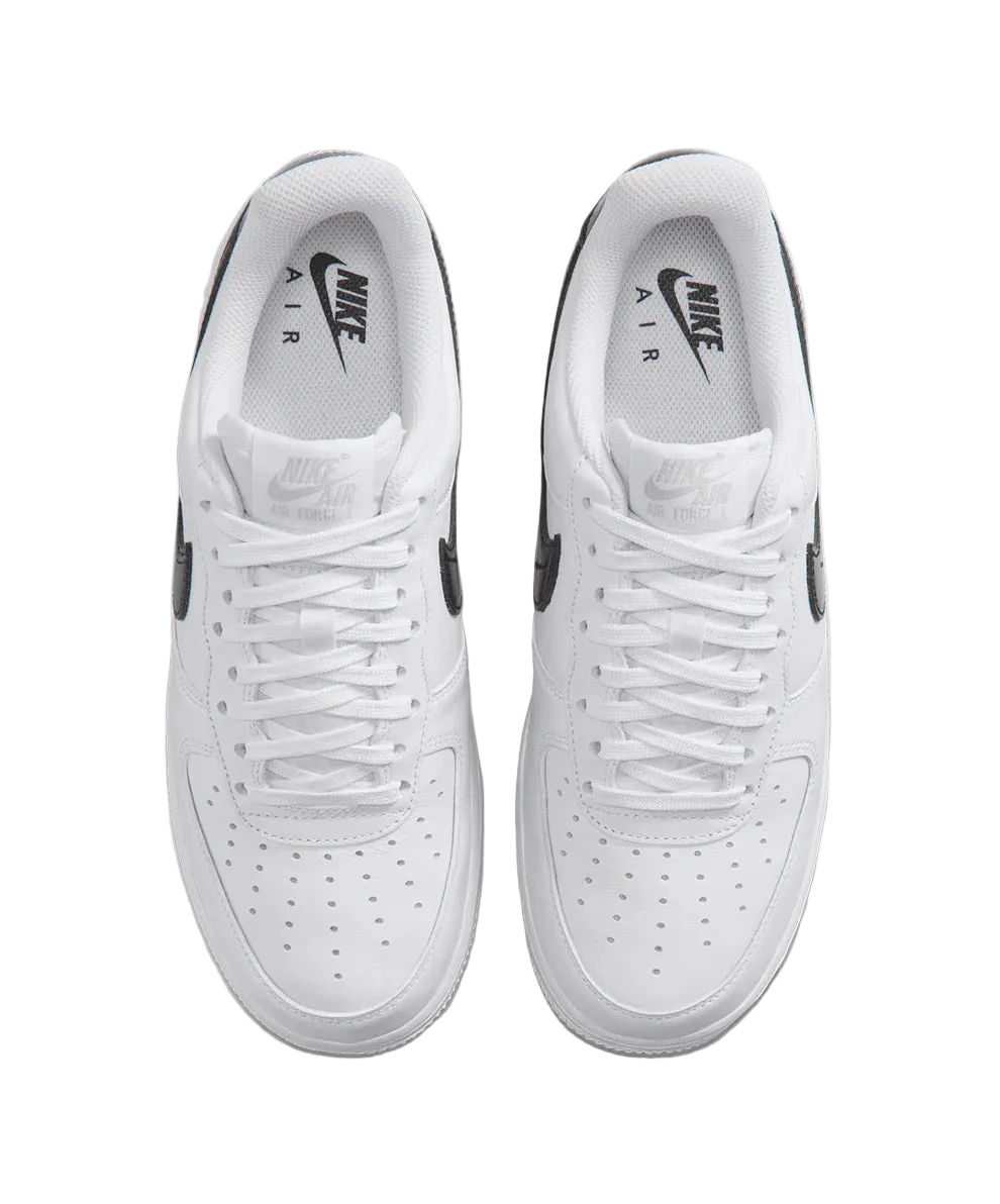 NIKE AIR FORCE 1 '07 SE (WHITE/BLACK-METALLIC SILVER)