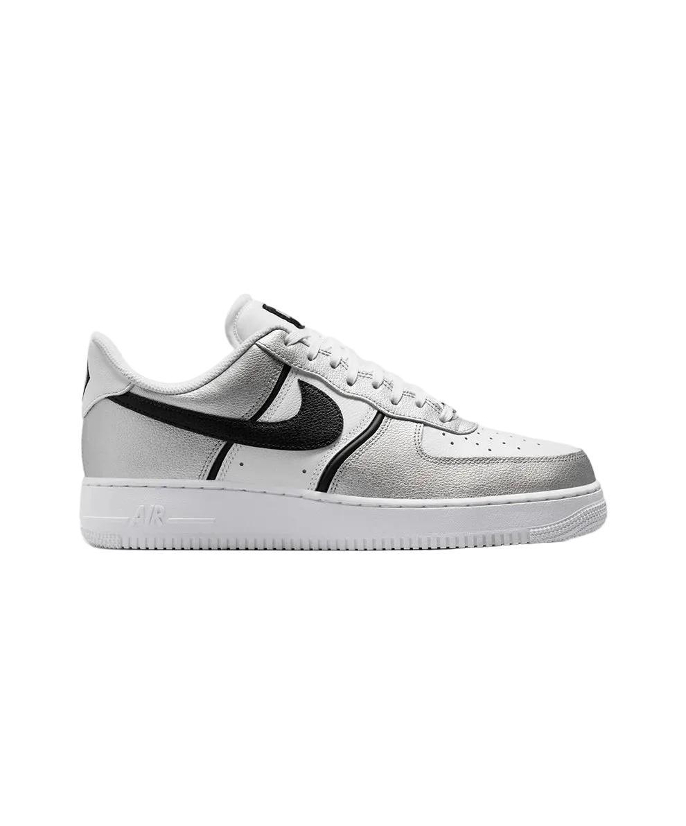 AIR FORCE 1 '07 LV8 (METALLIC SILVER/BLACK-WHITE)