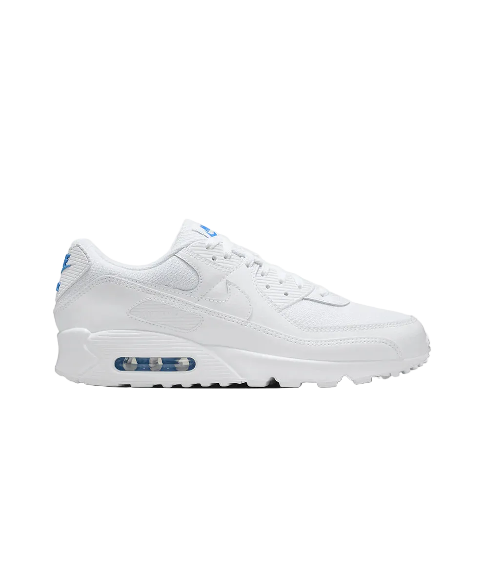 NIKE AIR MAX 90 (WHITE/BLUE CRYSTAL)