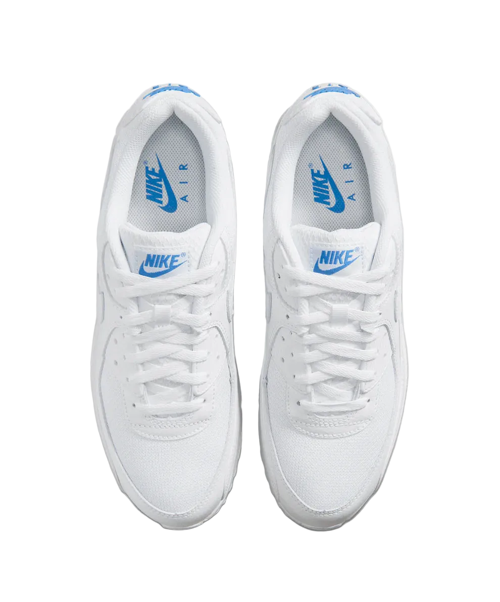 NIKE AIR MAX 90 (WHITE/BLUE CRYSTAL)