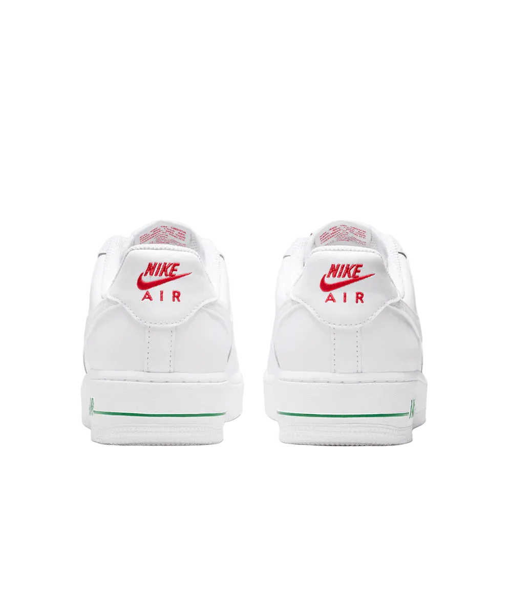 NIKE AIR FORCE 1 '07 SE (WHITE/SPORT RED/PINE GREEN/WHITE)