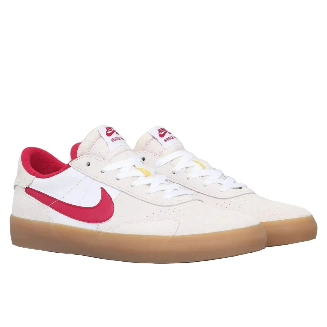 Nike SB Heritage Vulc Summit White Cardinal Red
